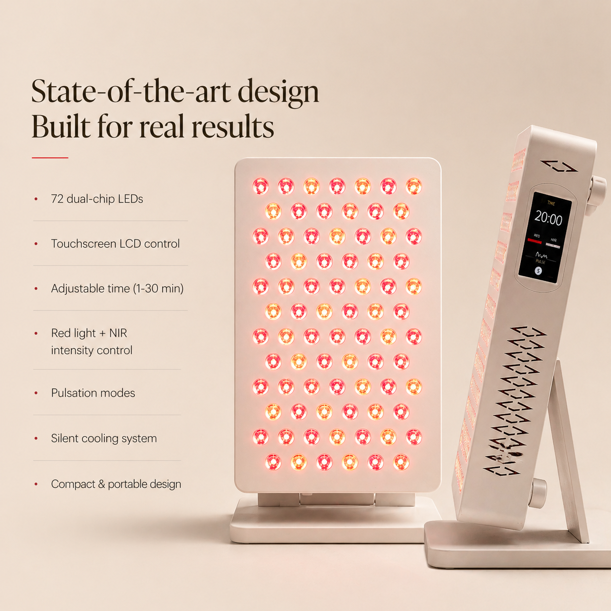 SoulFlex 3.0 | Portable Professional Red Light Therapy Panel - 6 Wavelengths