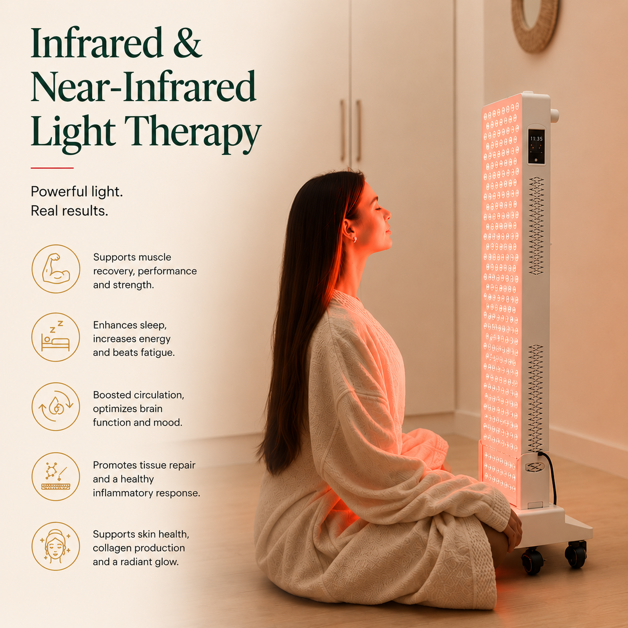 SoulMax 3.0 - High-Coverage Professional Red Light Therapy Panel