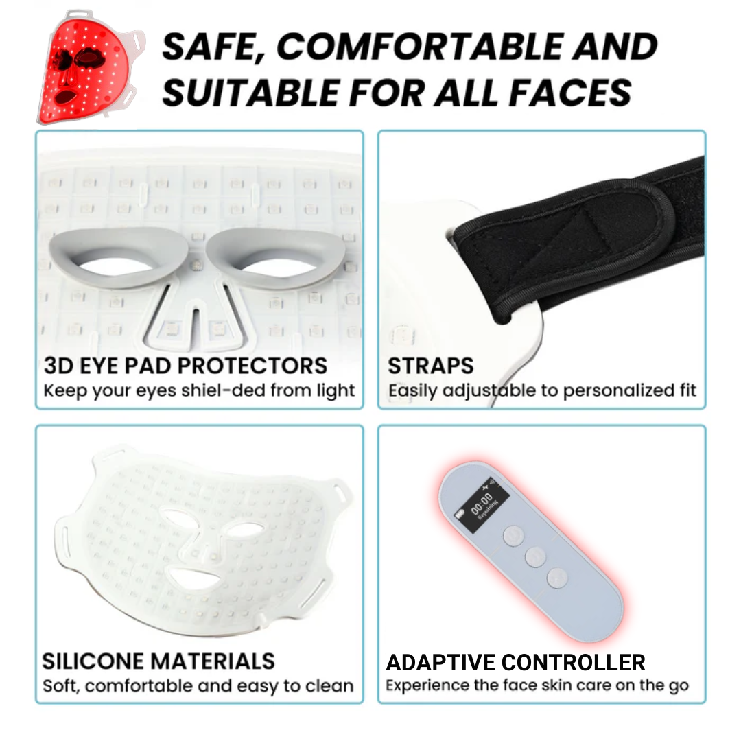 SoulMask 5.0 - Advanced Red Light Therapy Face Mask